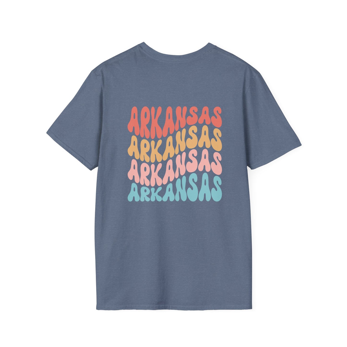 Retro Weekend Warrior Arkansas Softstyle T-Shirt, Trendy Graphic Tee