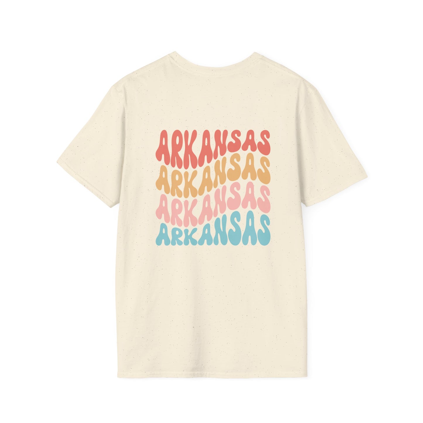 Retro Weekend Warrior Arkansas Softstyle T-Shirt, Trendy Graphic Tee