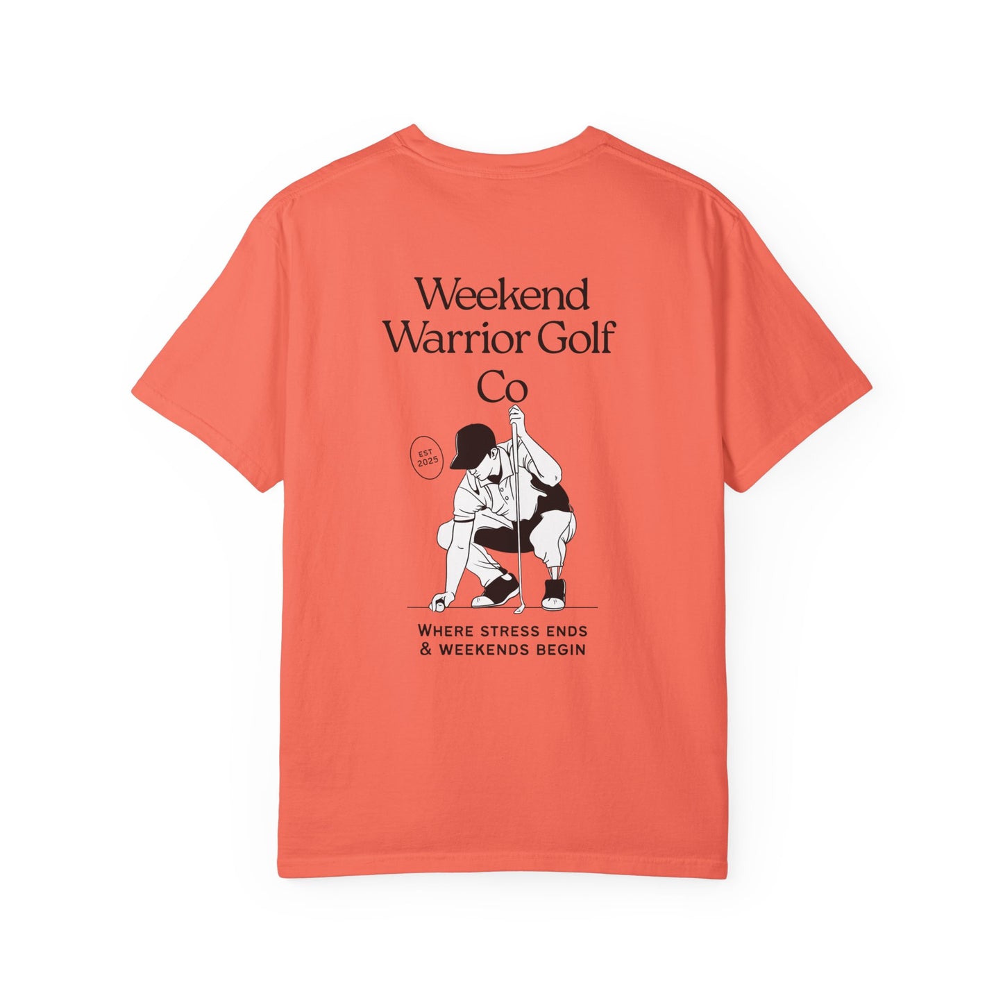 Weekend Warrior Golf Co – Casual Golf Gift for Him – Men’s Golf T-Shirt – Golf Apparel for Weekend Players