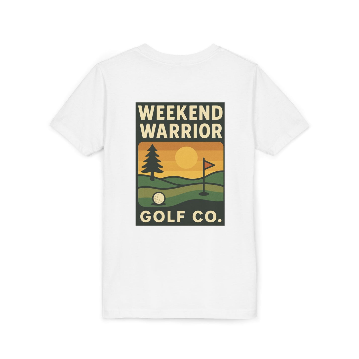 Weekend Warrior Kids Graphic Tee, Back to School, Kids Golfing Shirt
