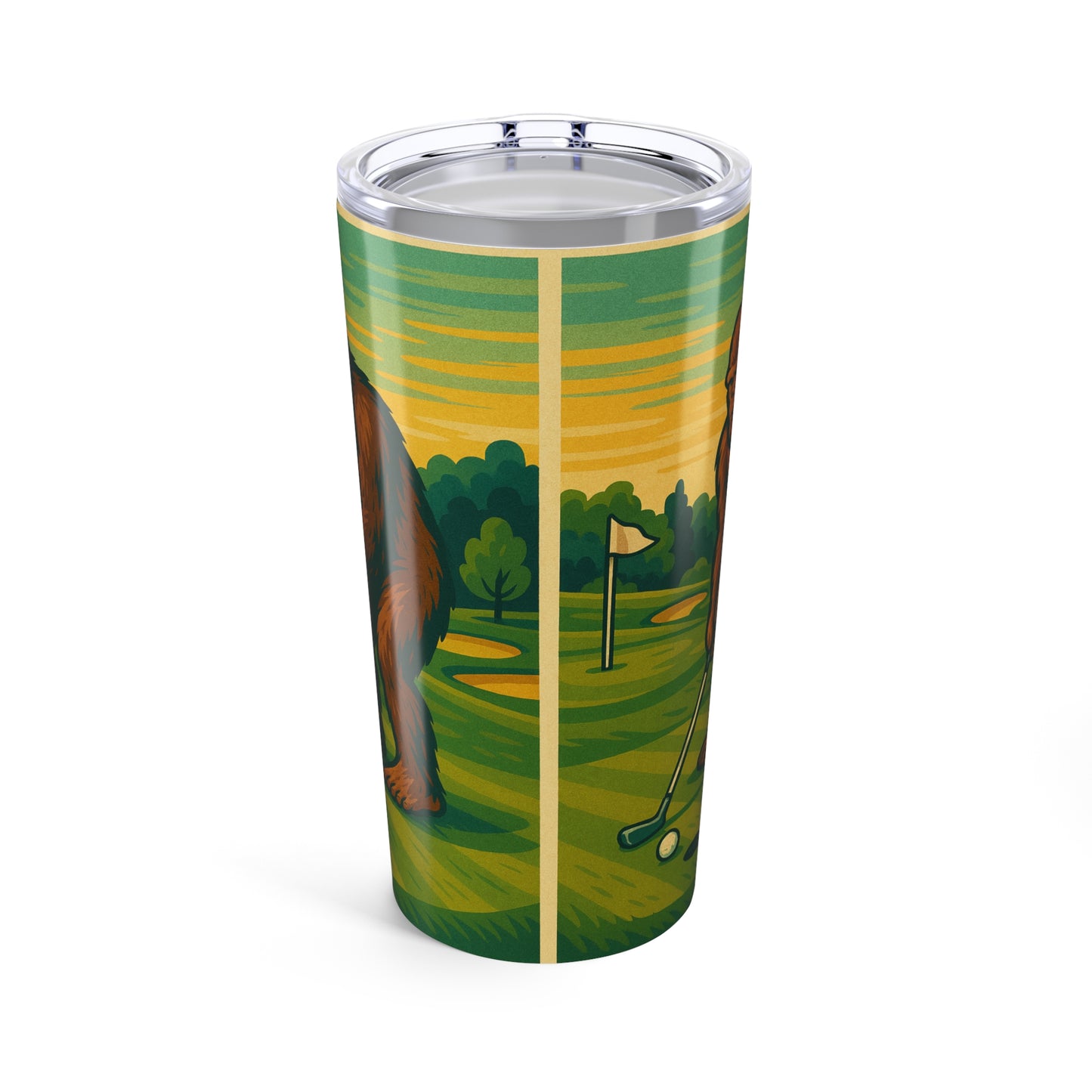 Golf Bigfoot-20oz Tumbler, Unique Tumblers for Golf Lovers