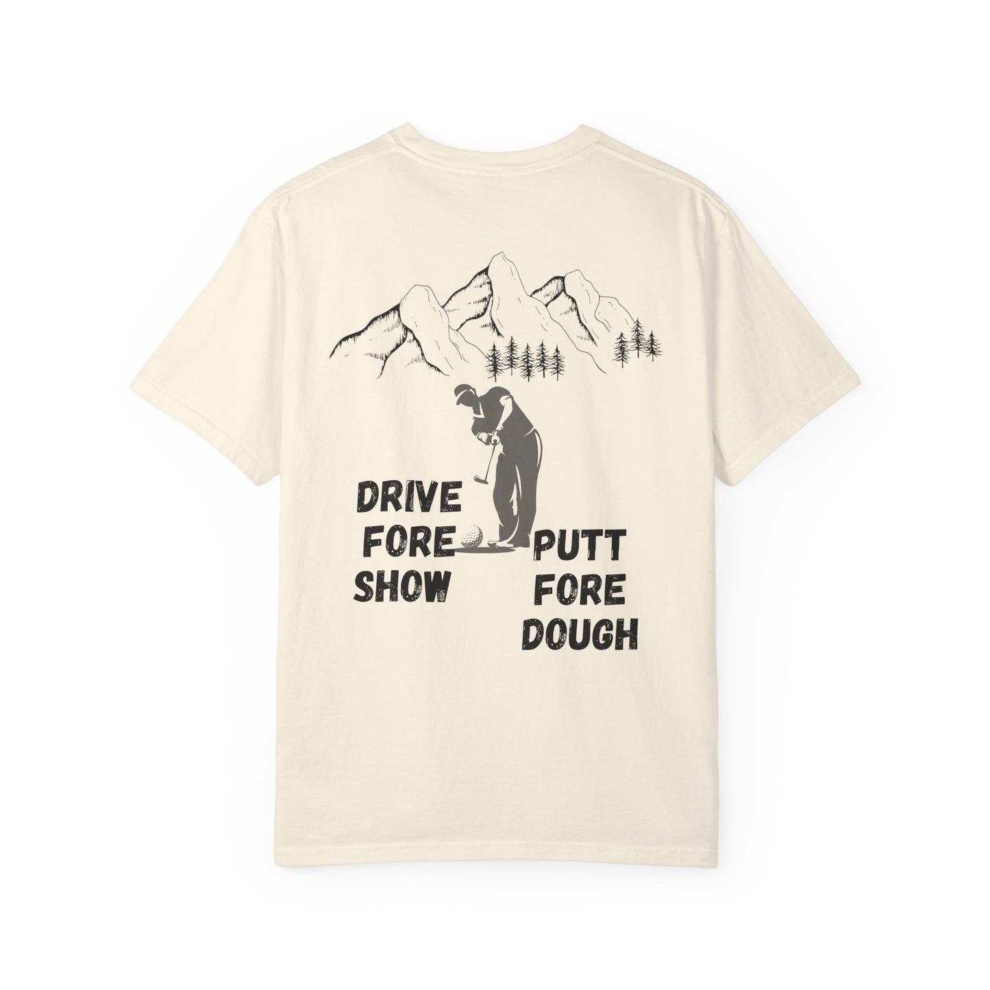 Weekend Warrior “Drive Fore Show” Men’s T Shirt, Men’s Golf Apparel, Men’s Golf T-Shirt, Weekend Warrior Golf Co., Weekend Warrior Golf Apparel