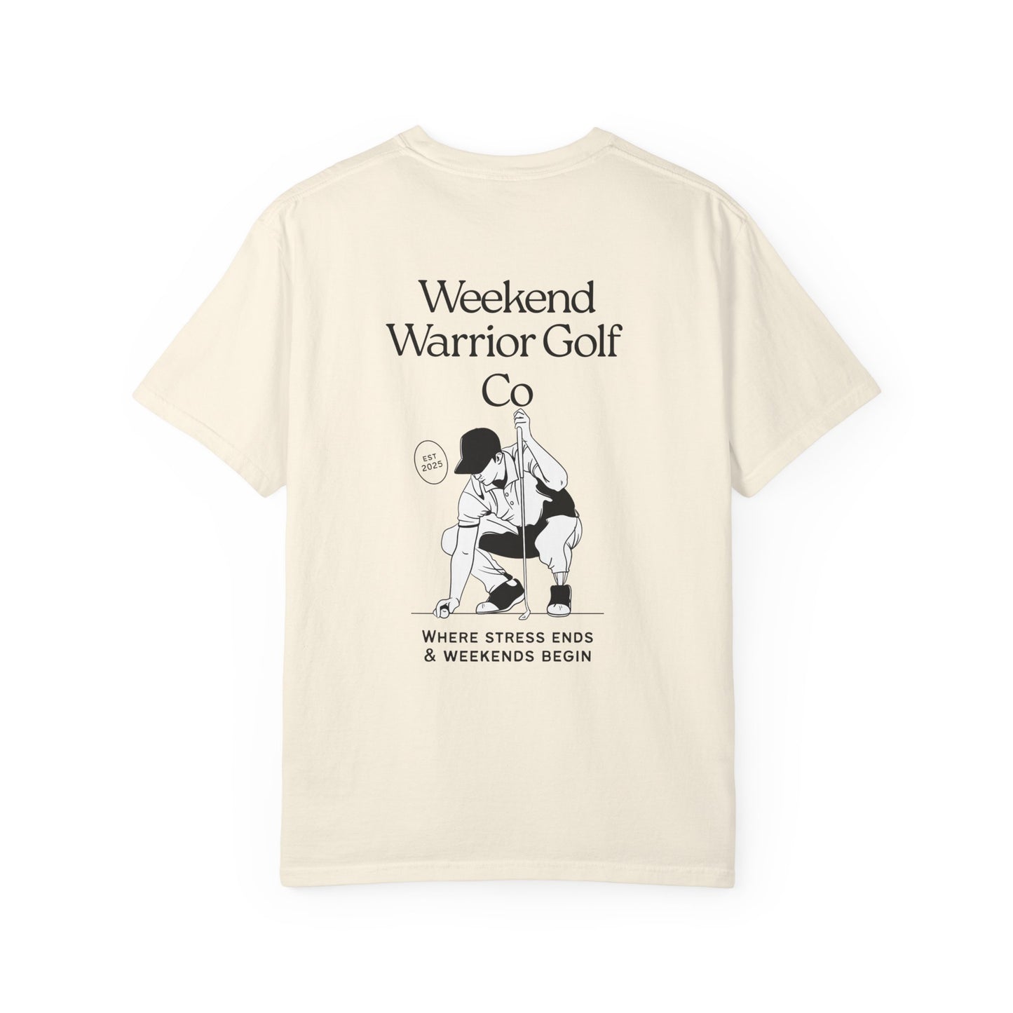 Weekend Warrior Golf Co – Casual Golf Gift for Him – Men’s Golf T-Shirt – Golf Apparel for Weekend Players