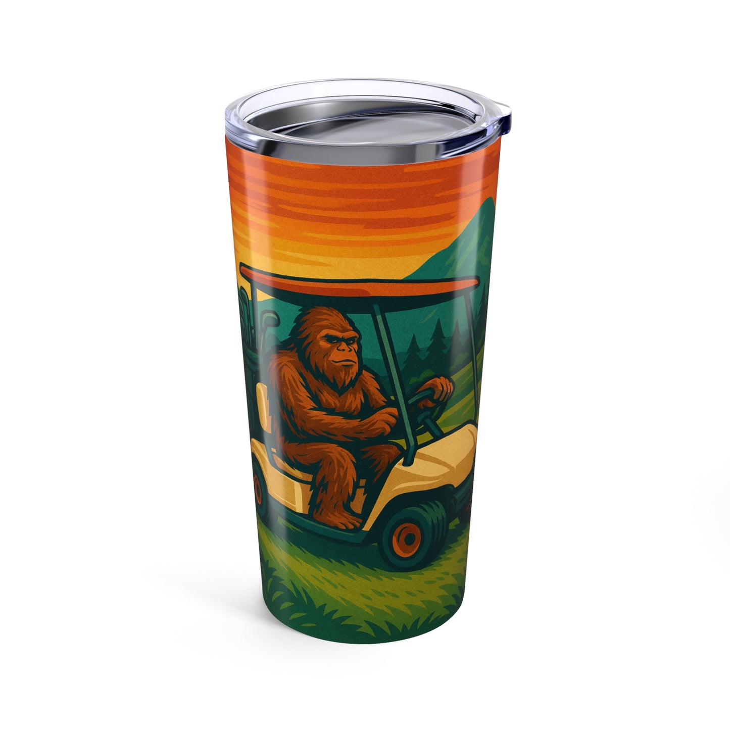 Golf Bigfoot-20oz Tumbler Unique Tumblers for Golf Lovers
