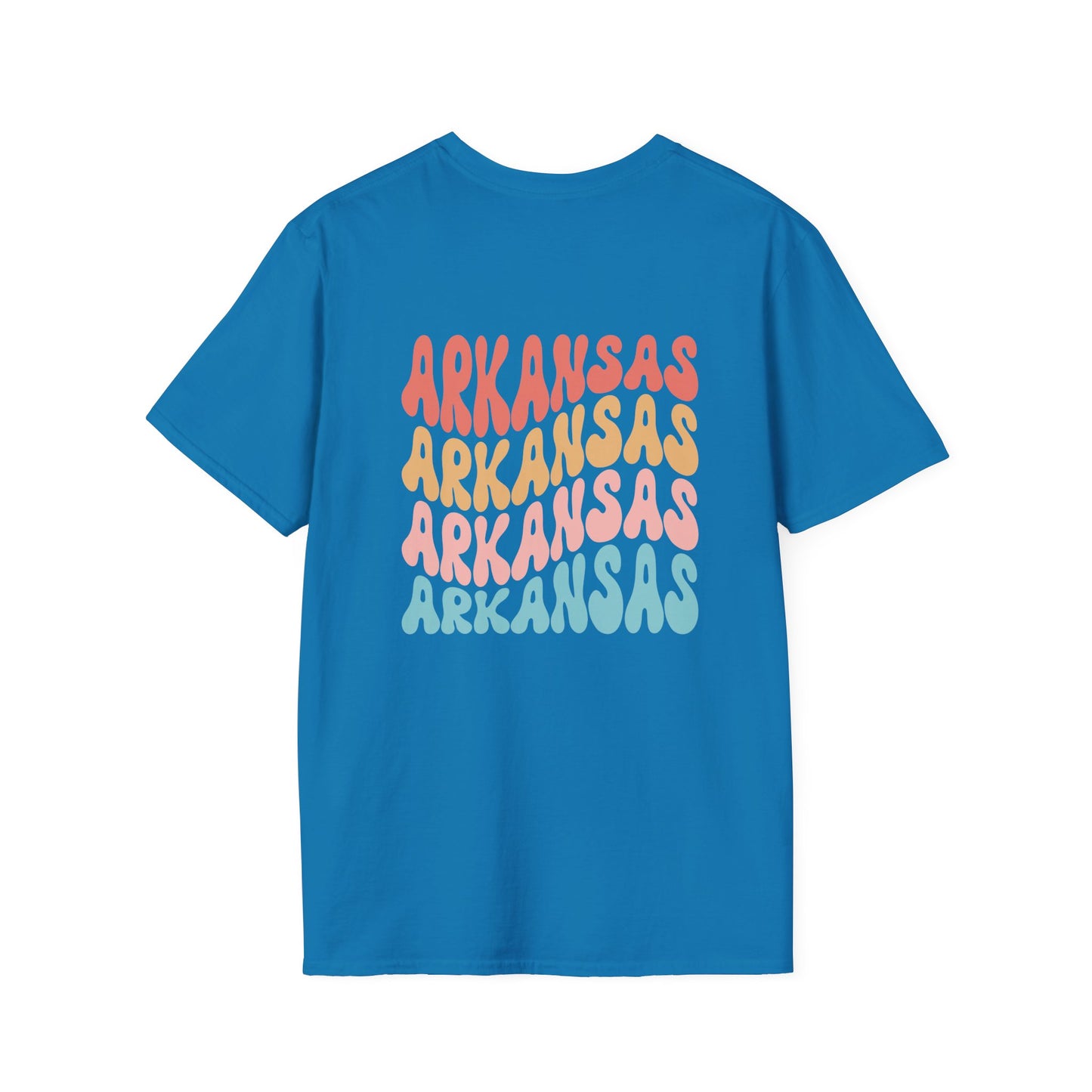 Retro Weekend Warrior Arkansas Softstyle T-Shirt, Trendy Graphic Tee