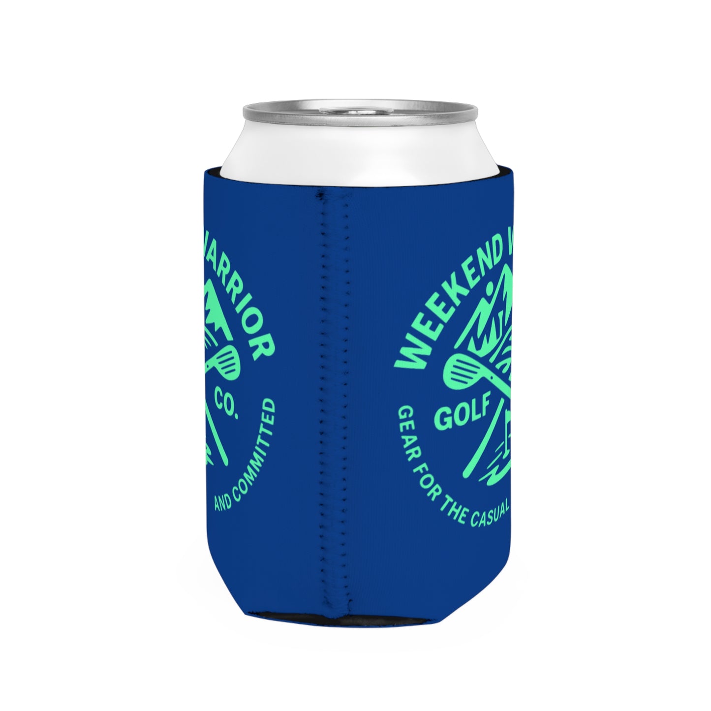 Golf Koozie – Weekend Warrior Golf Co – Can Cooler for Golfers – Beer and Golf Gift – Weekend Vibes