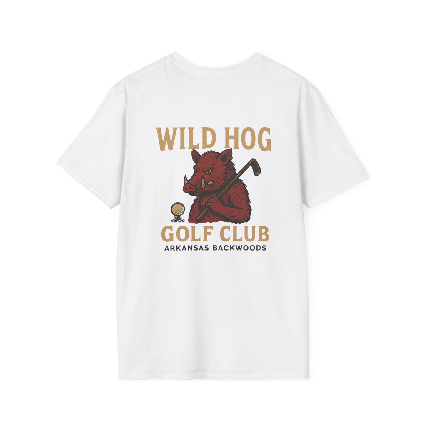 Weekend Warrior Wild Hog Golf Club Arkansas Backwoods Edition T-Shirt