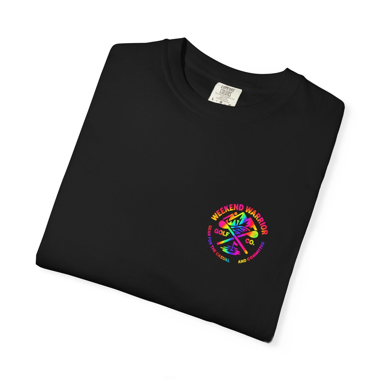 Weekend Warrior Drippy Psychedelic Golf T-Shirt, Unisex Graphic Tee