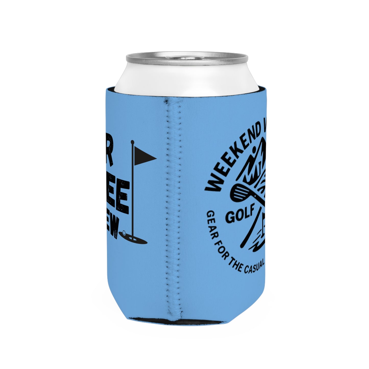 Golf Koozie – Weekend Warrior Golf Co – Can Cooler for Golfers – Beer and Golf Gift – Weekend Vibes