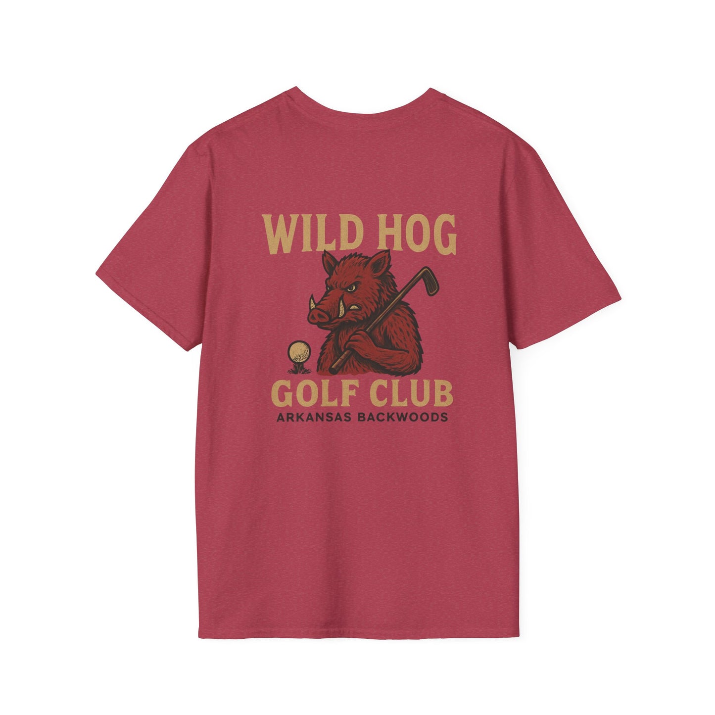Weekend Warrior Wild Hog Golf Club Arkansas Backwoods Edition T-Shirt