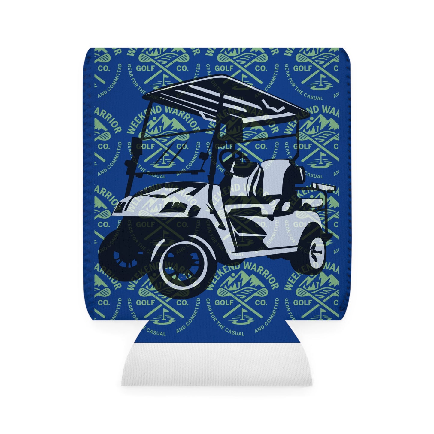 Golf Koozie – Weekend Warrior Golf Co – Can Cooler for Golfers – Beer and Golf Gift – Weekend Vibes