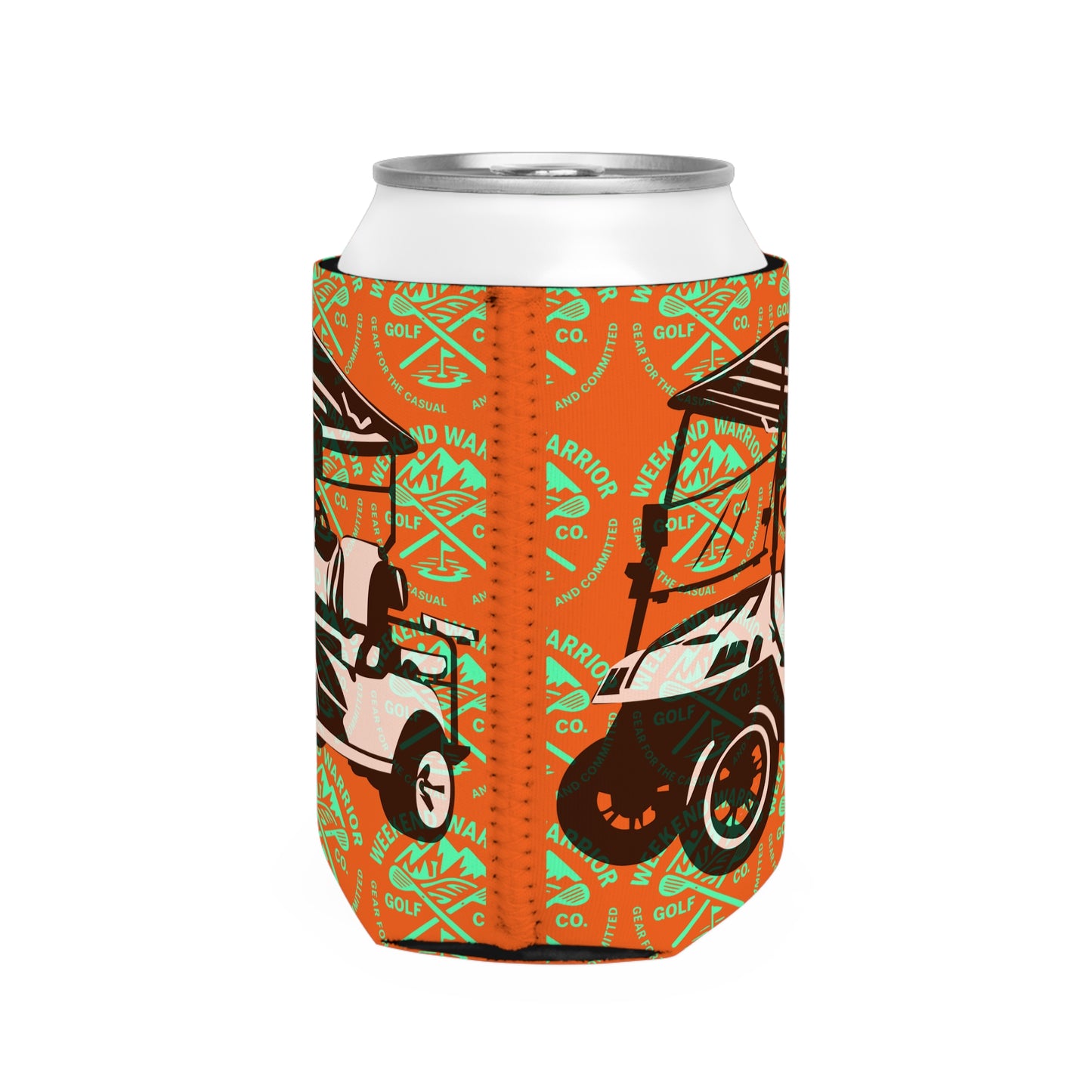 Golf Koozie – Weekend Warrior Golf Co – Can Cooler for Golfers – Beer and Golf Gift – Weekend Vibes