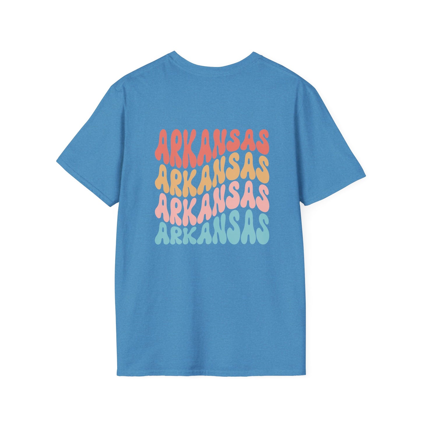 Retro Weekend Warrior Arkansas Softstyle T-Shirt, Trendy Graphic Tee