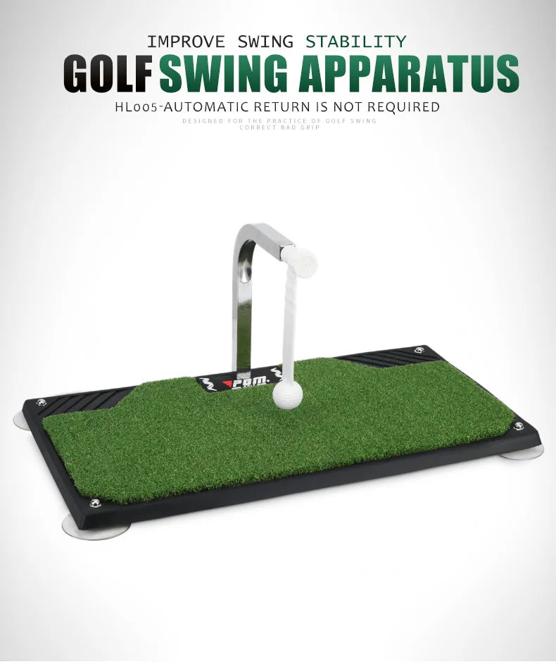 360° Golf Swing Trainer – Indoor Rotating Swing Pad with Auto Ball Return