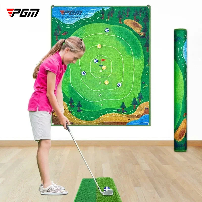 Dartboard Golf Chipping Mat – Indoor/Outdoor Velcro Target Trainer