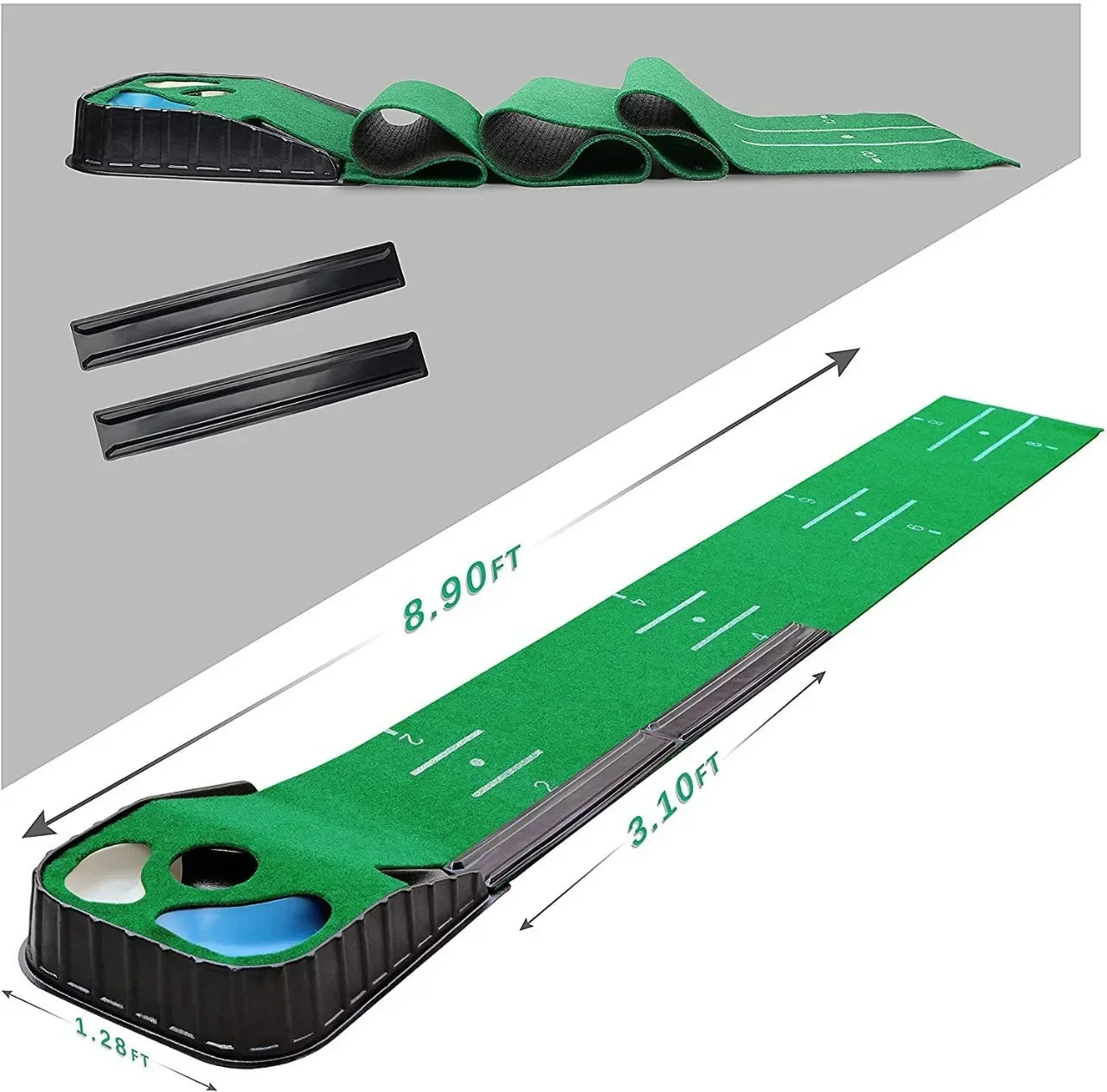 Indoor Putting Mat – Auto-Return Trainer for Home or Office