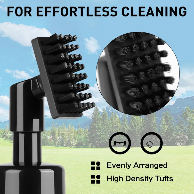 Pro Golf Club Cleaner Kit – Water Brush + Towel Combo for Club & Ball Cleaning