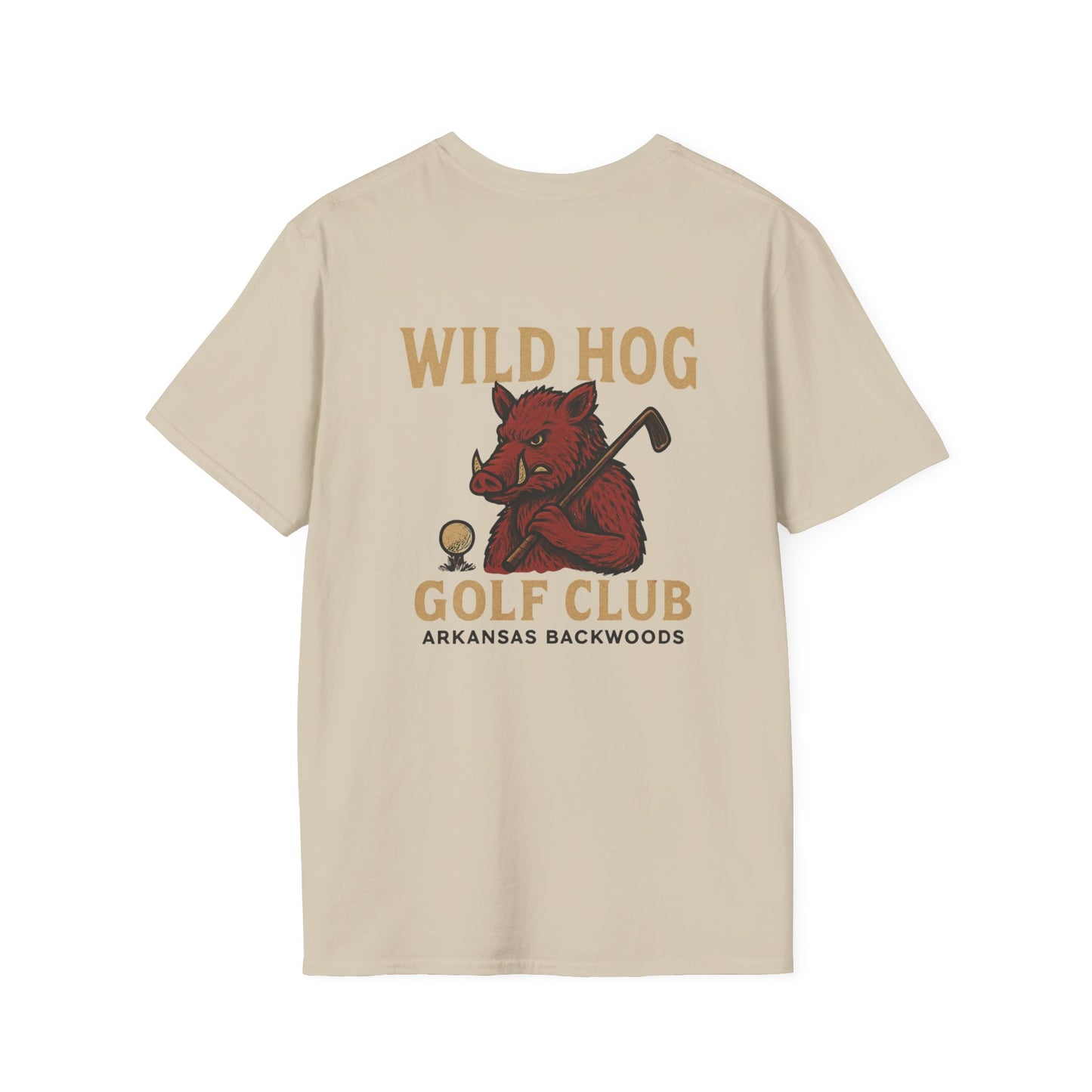 Weekend Warrior Wild Hog Golf Club Arkansas Backwoods Edition T-Shirt