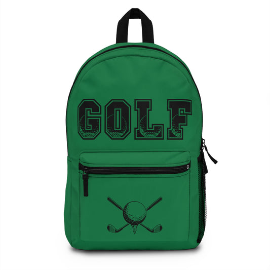 Weekend Warrior Golf Backpack - Green- Stylish Golf Team Bag, Back to School,
