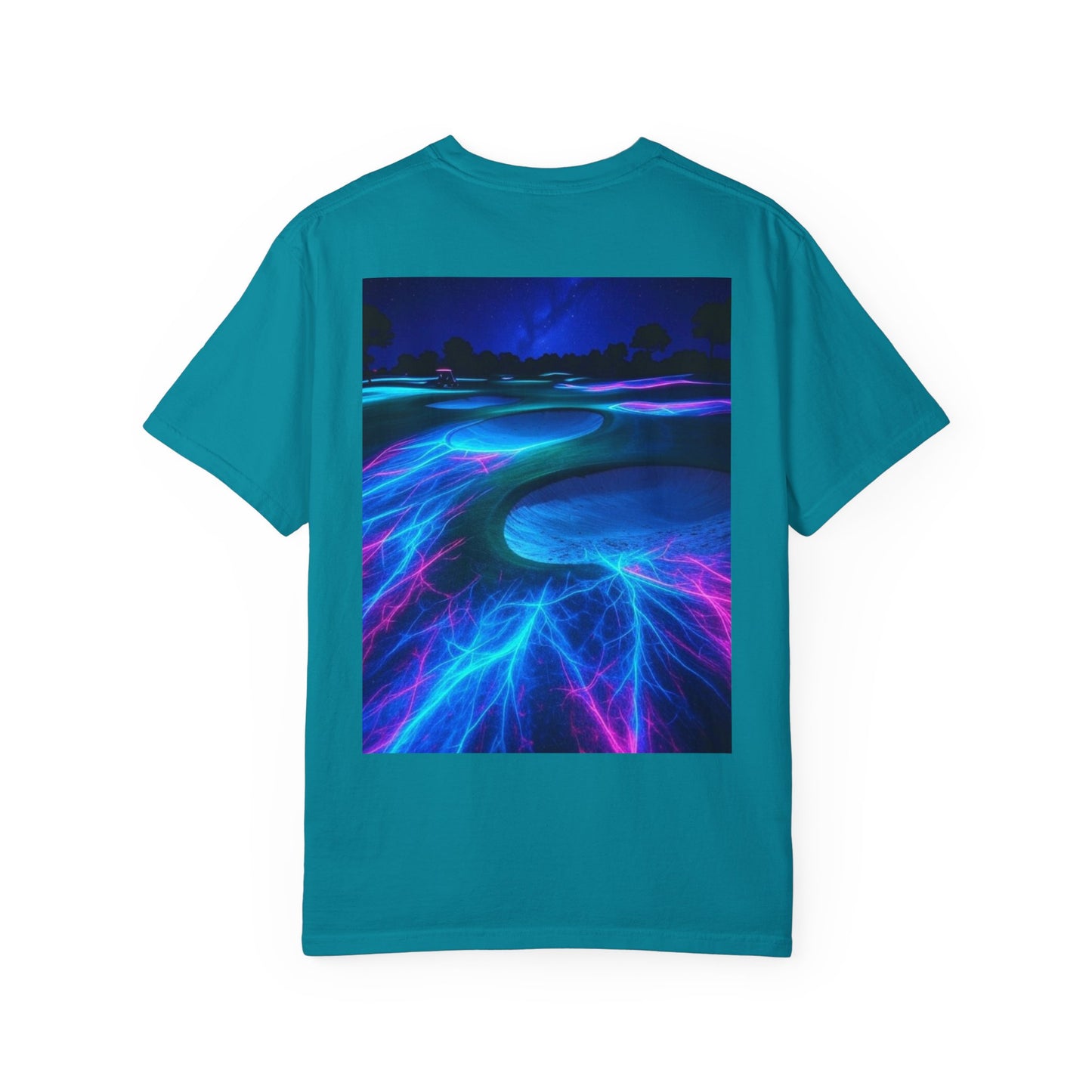 Weekend Warrior Drippy Psychedelic Golf T-Shirt, Unisex Graphic Tee