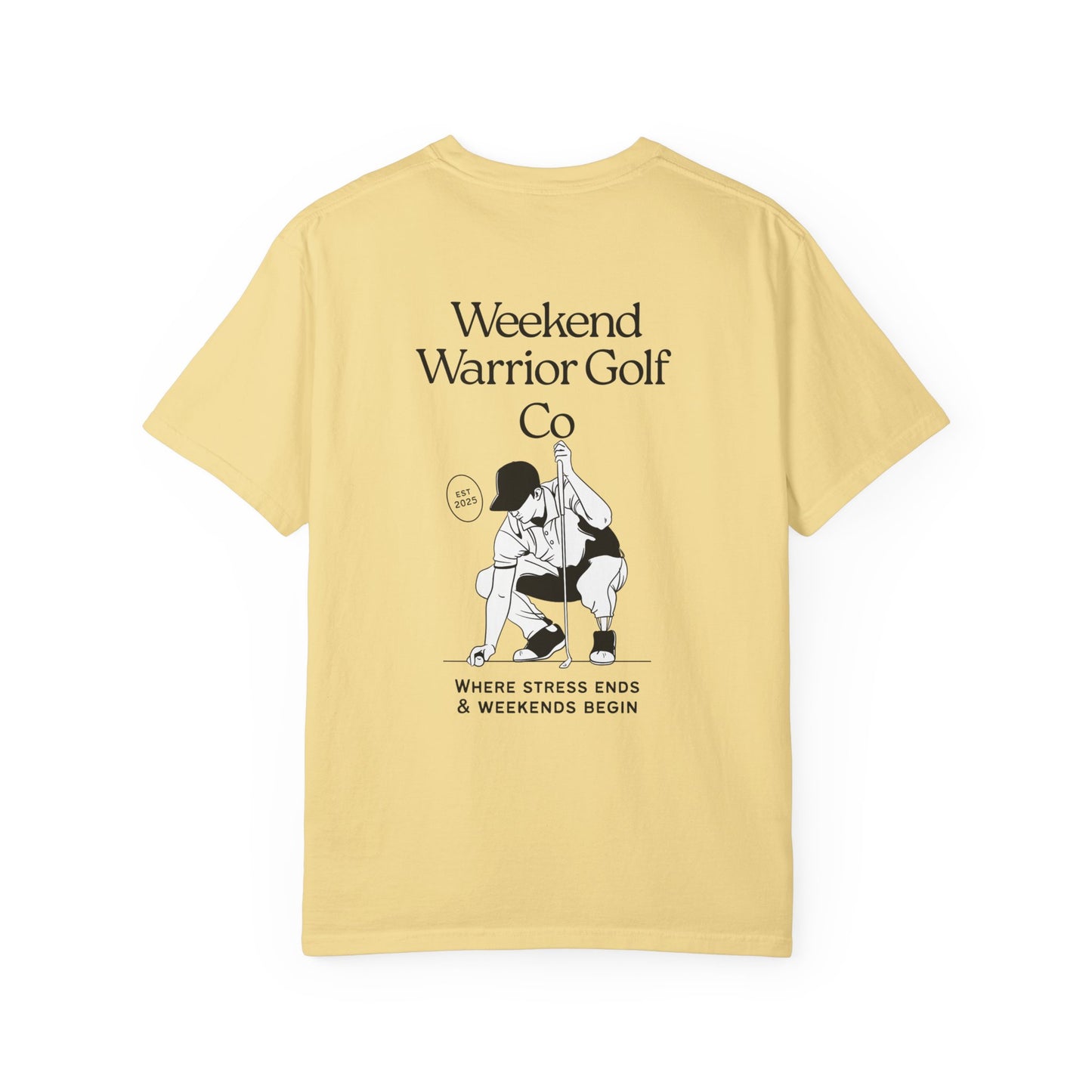 Weekend Warrior Golf Co – Casual Golf Gift for Him – Men’s Golf T-Shirt – Golf Apparel for Weekend Players