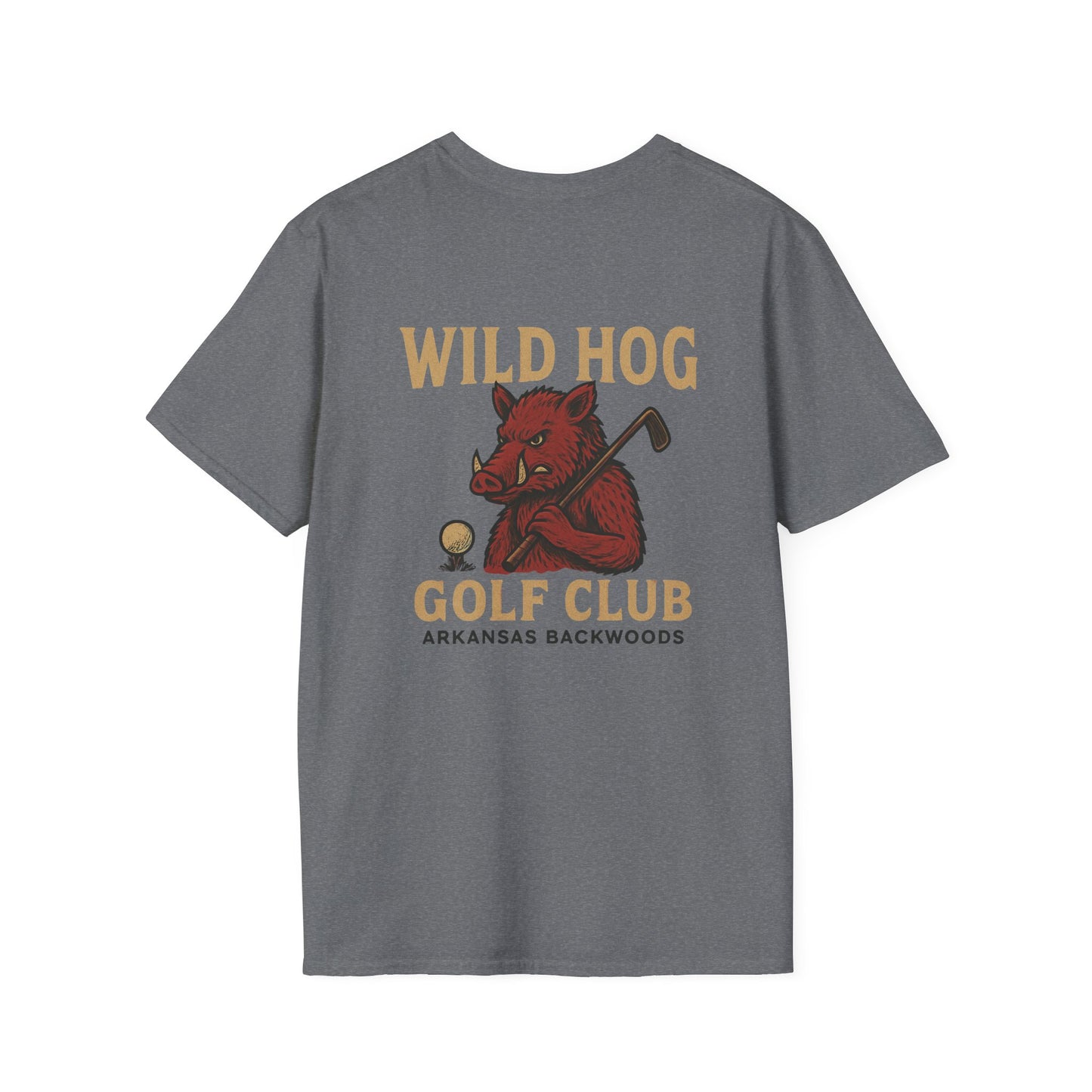 Weekend Warrior Wild Hog Golf Club Arkansas Backwoods Edition T-Shirt