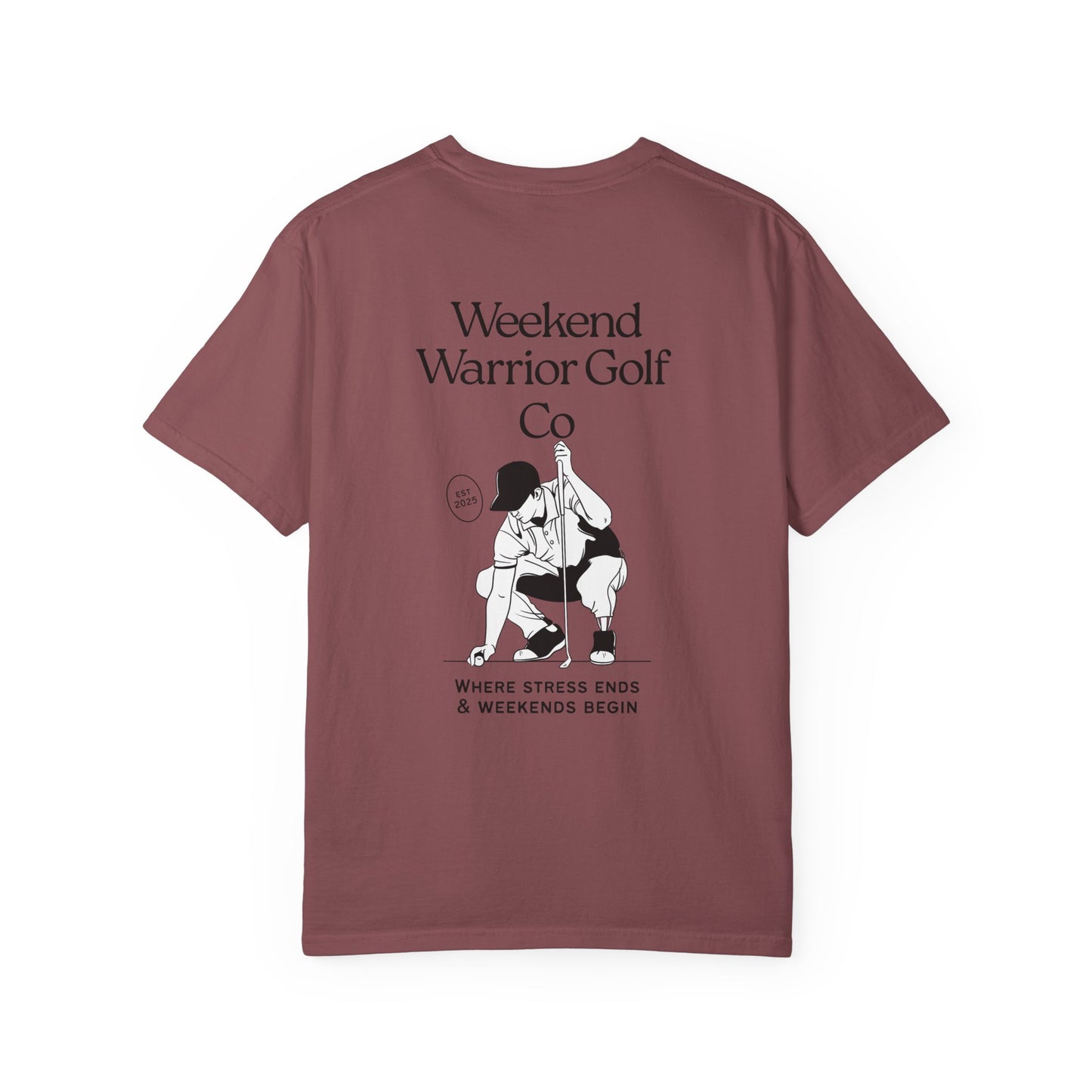 Weekend Warrior Golf Co – Casual Golf Gift for Him – Men’s Golf T-Shirt – Golf Apparel for Weekend Players