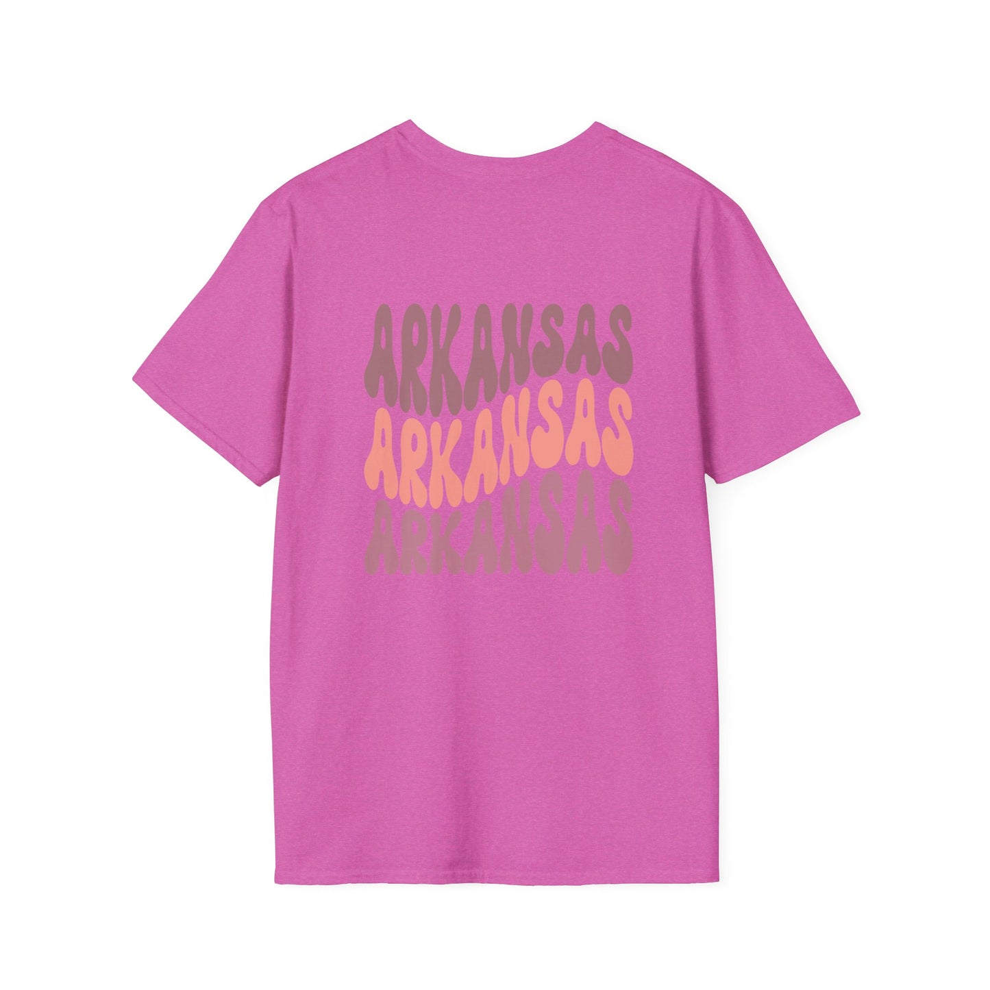 Retro Weekend Warrior Arkansas Softstyle T-Shirt