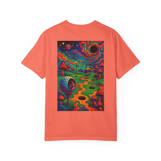 Weekend Warrior Drippy Psychedelic Golf T-Shirt, Unisex Graphic Tee