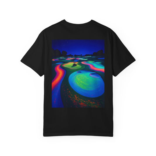 Weekend Warrior Drippy Psychedelic Golf T-Shirt, Unisex Graphic Tee
