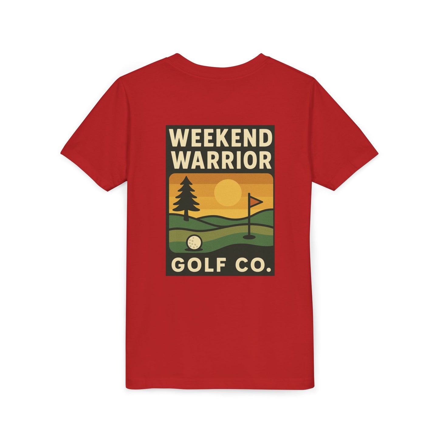 Weekend Warrior Kids Graphic Tee, Back to School, Kids Golfing Shirt