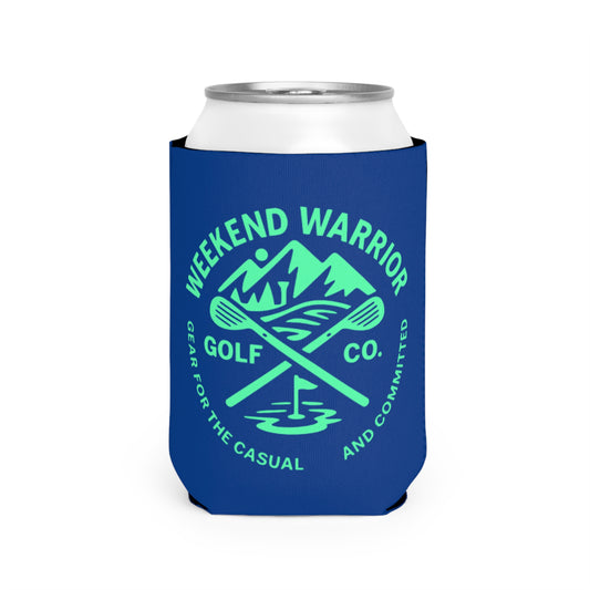 Golf Koozie – Weekend Warrior Golf Co – Can Cooler for Golfers – Beer and Golf Gift – Weekend Vibes