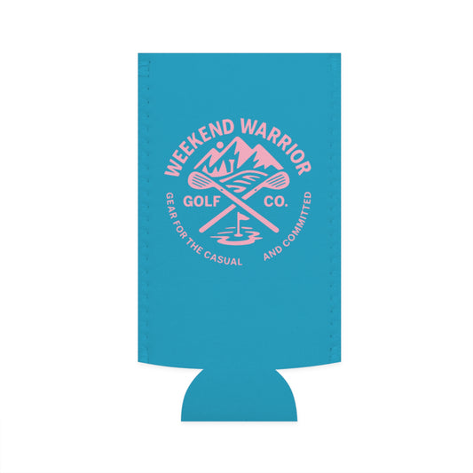 Weekend Warrior Slim Can Cooler -  Perfect for Golf Lovers, Summer Time