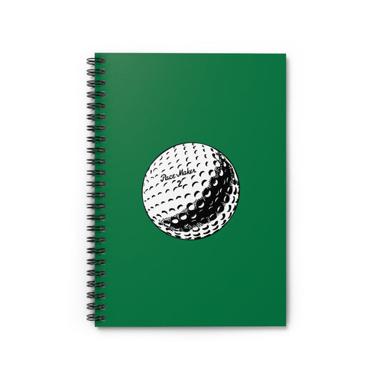 Weekend Warrior Golf Ball Spiral Notebook for Sports Enthusiasts - Perfect Gift for Golf Lovers