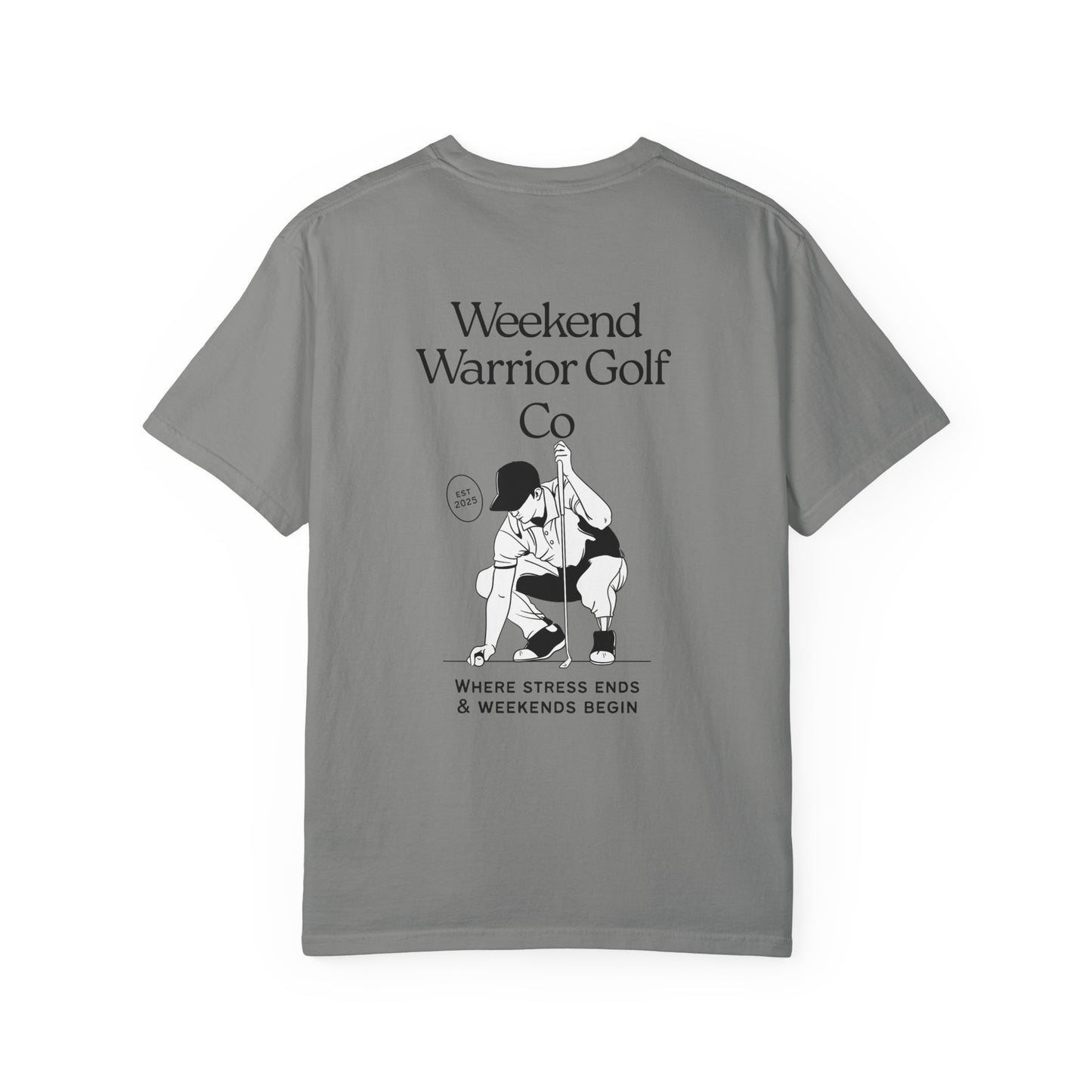 Weekend Warrior Golf Co – Casual Golf Gift for Him – Men’s Golf T-Shirt – Golf Apparel for Weekend Players