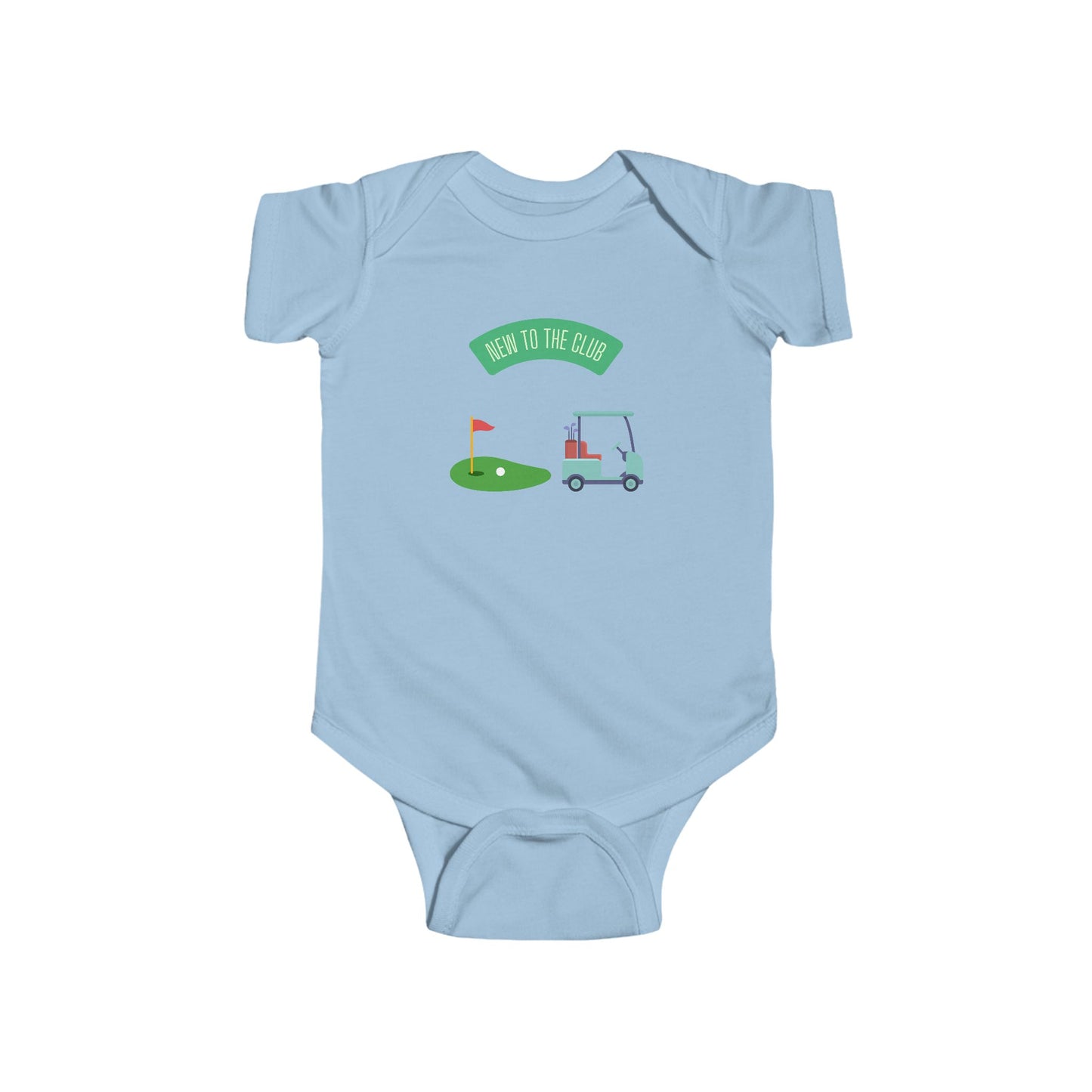 Weekend Warrior “New to the Club” Baby Golf Onesie - Weekend Warrior Golf Co. - Future Weekend Warriors
