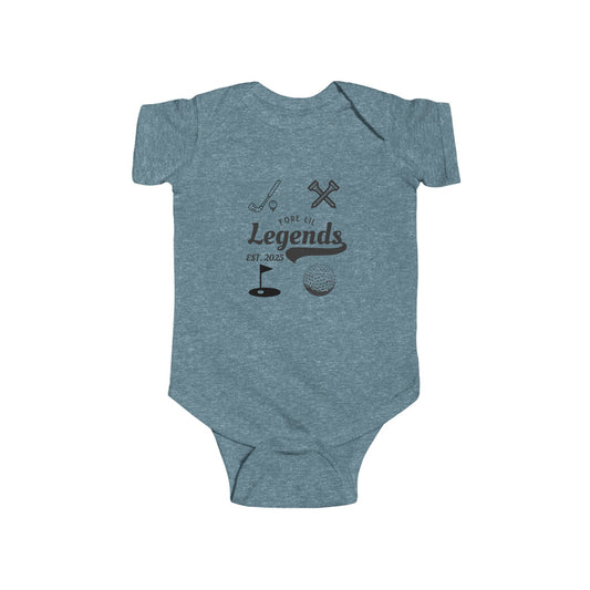Weekend Warrior “Fore Lil Legends” Baby Golf Onesie - Weekend Warrior Golf Co. - Future Weekend Warriors