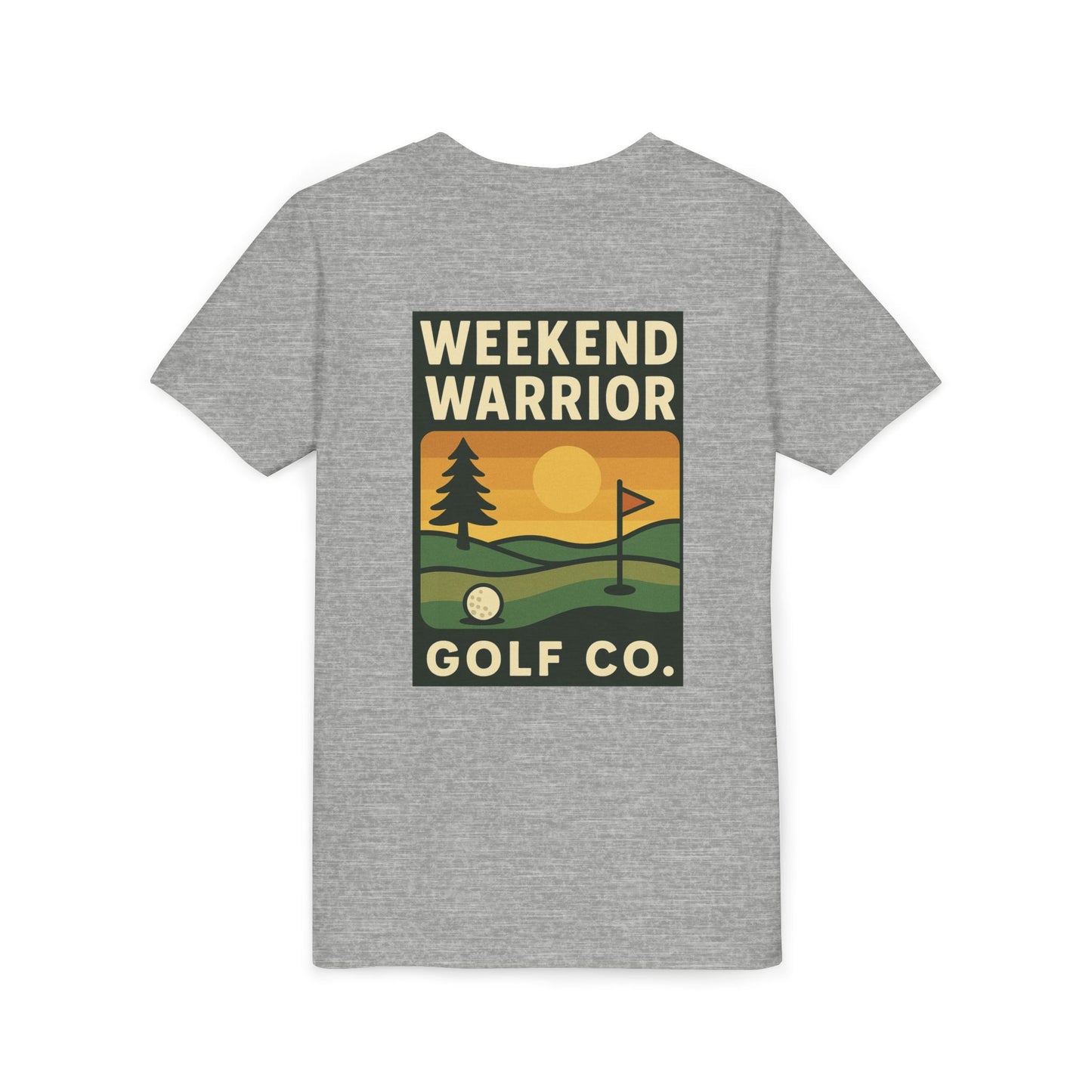 Weekend Warrior Kids Graphic Tee, Back to School, Kids Golfing Shirt