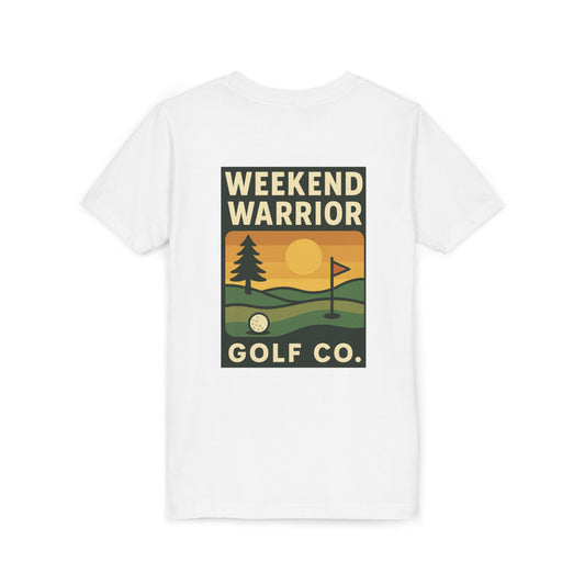 Weekend Warrior Kids Graphic Tee, Back to School, Kids Golfing Shirt
