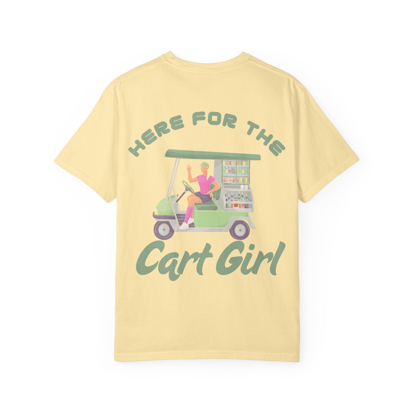 “Here For The Cart Girl” Men’s T Shirt, Men’s Golf Apparel, Men’s Golf T-Shirt, Weekend Warrior Golf Co., Weekend Warrior Golf Apparel