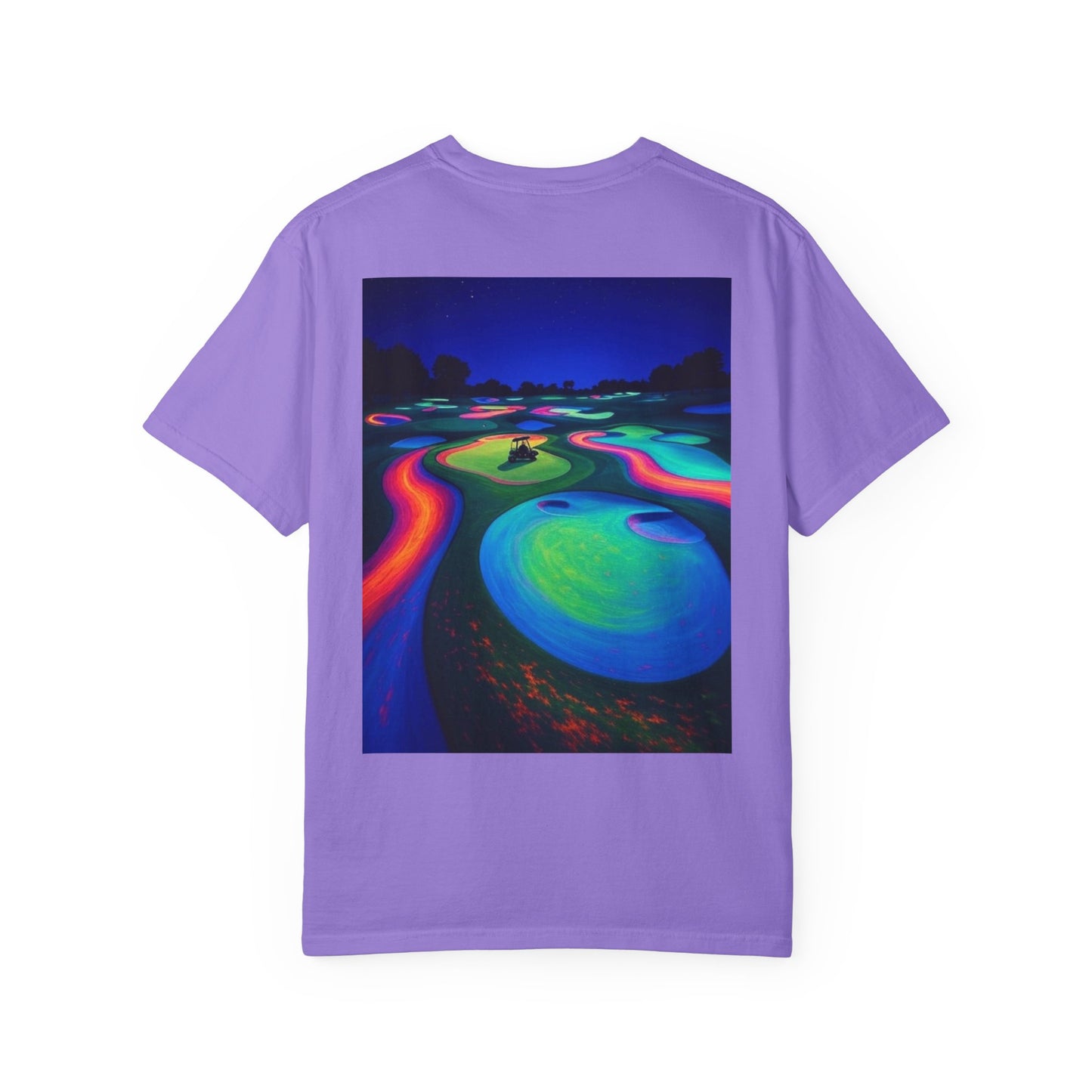 Weekend Warrior Drippy Psychedelic Golf T-Shirt, Unisex Graphic Tee