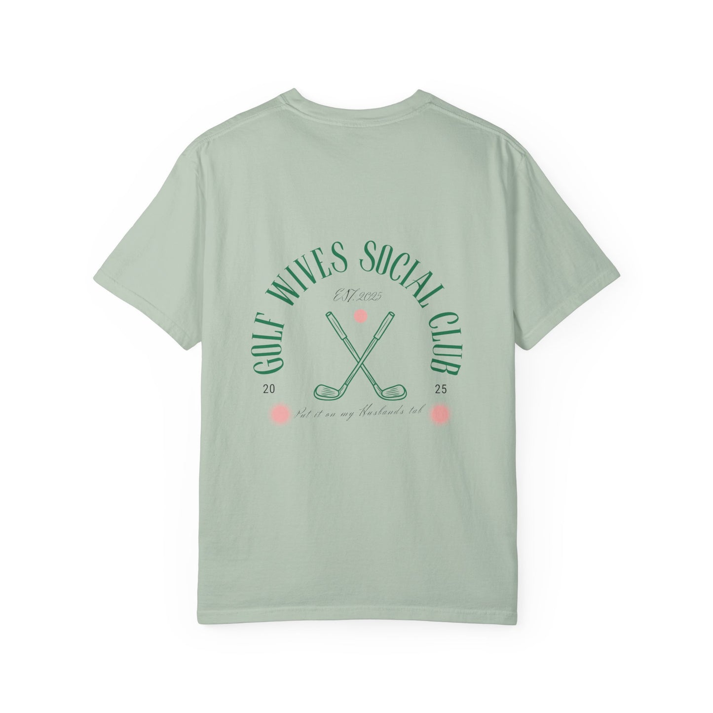 Weekend Warrior Golf-Themed “Golf Wives Social Club” Women’s Tee, Cute Golfer T-shirt, Sporty Style, Women's Golf Apparel