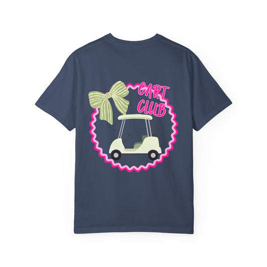 Weekend Warrior Golf “Cart Club” Women’s Tee, Cute Golfer T-shirt, Sporty Style, Women's Golf Apparel