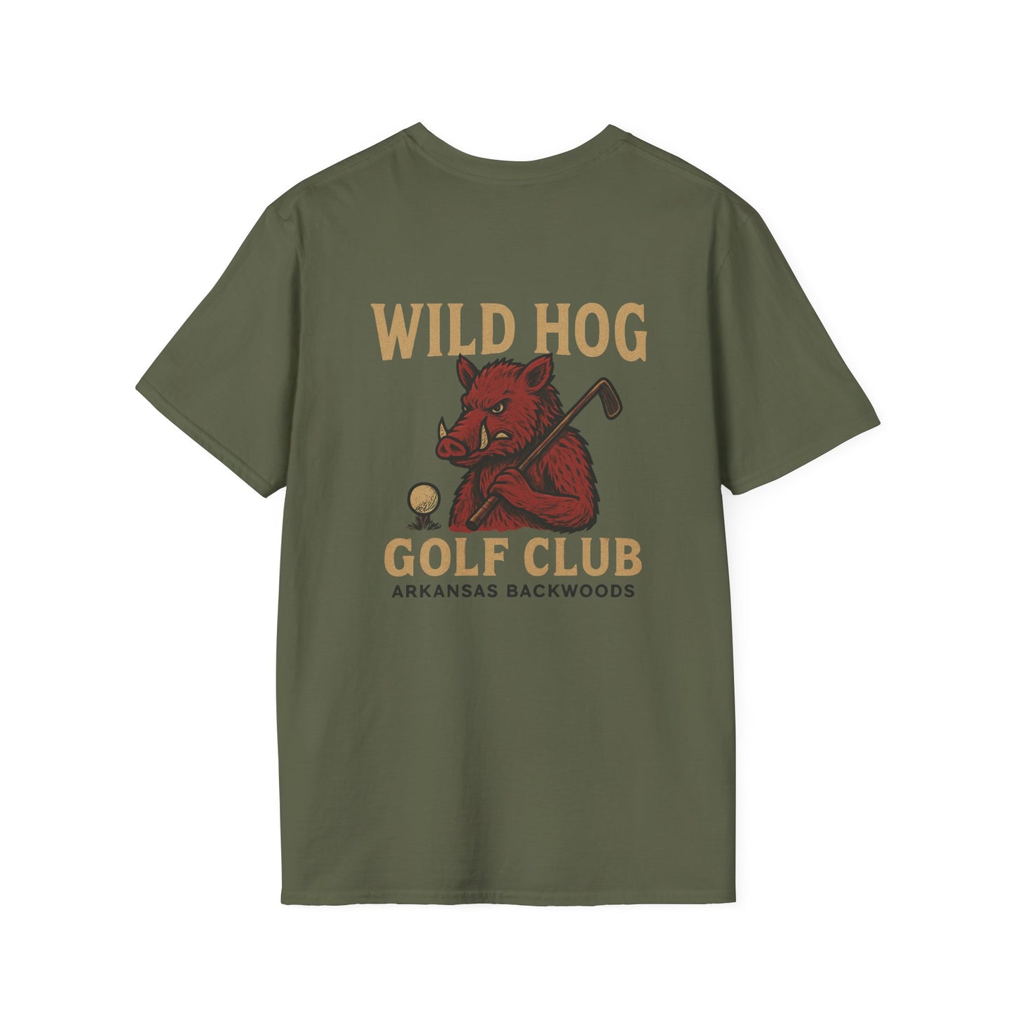 Weekend Warrior Wild Hog Golf Club Arkansas Backwoods Edition T-Shirt
