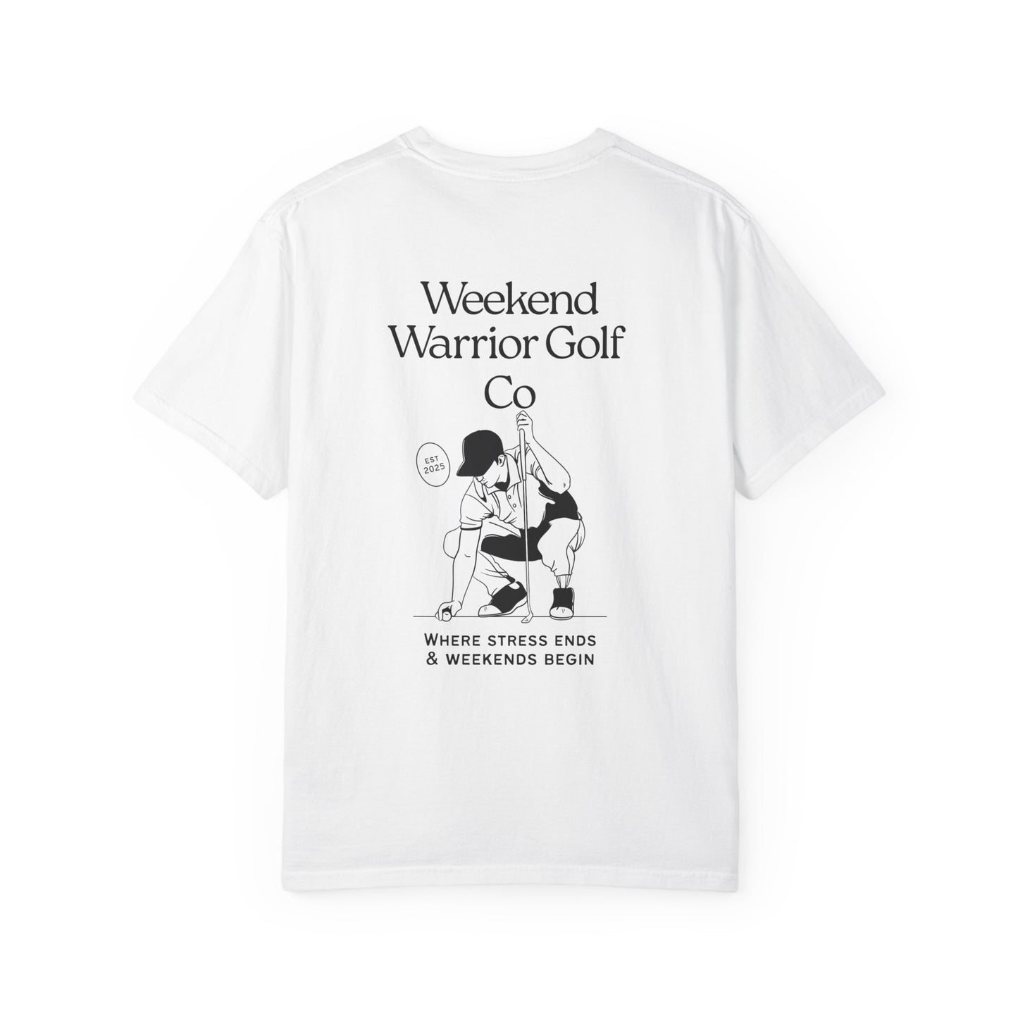 Weekend Warrior Golf Co – Casual Golf Gift for Him – Men’s Golf T-Shirt – Golf Apparel for Weekend Players