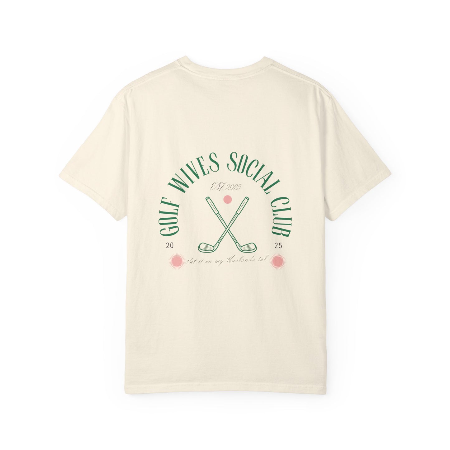 Weekend Warrior Golf-Themed “Golf Wives Social Club” Women’s Tee, Cute Golfer T-shirt, Sporty Style, Women's Golf Apparel