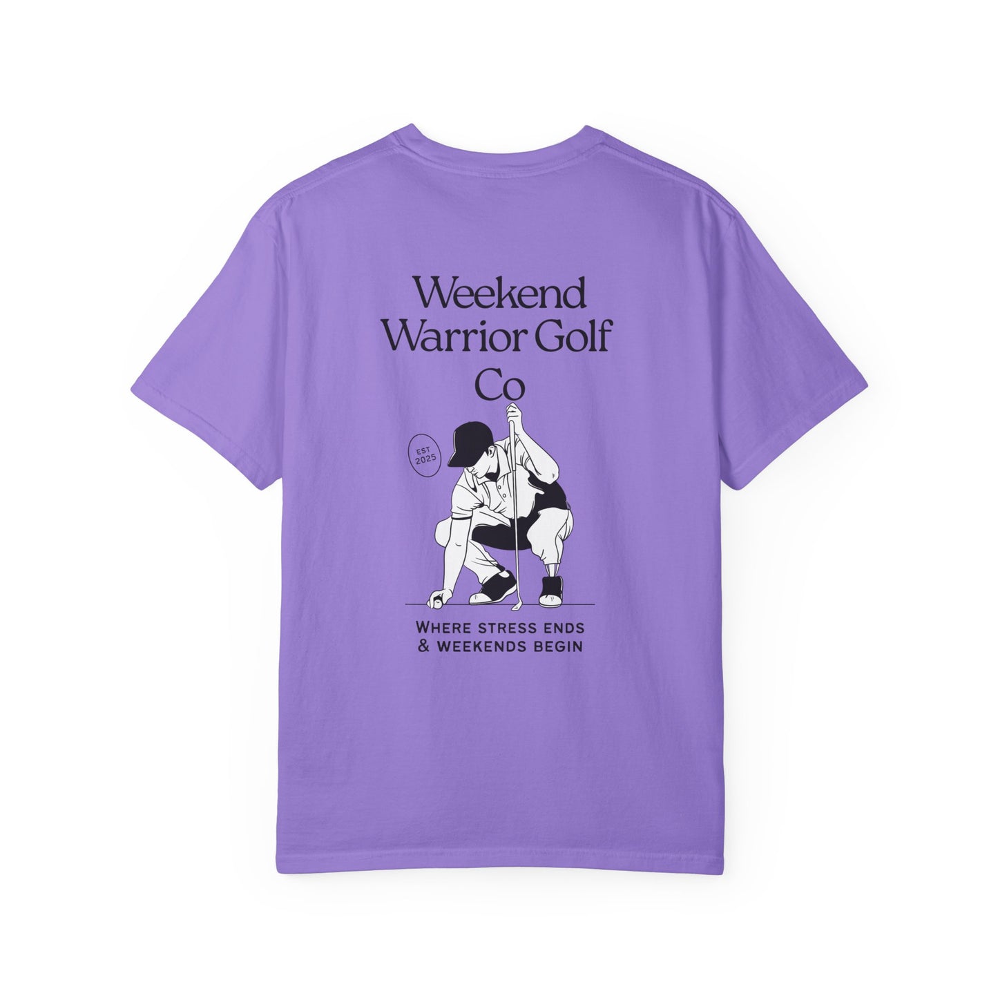 Weekend Warrior Golf Co – Casual Golf Gift for Him – Men’s Golf T-Shirt – Golf Apparel for Weekend Players