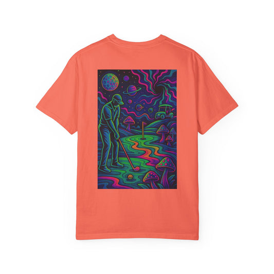 Weekend Warrior Drippy Psychedelic Golf T-Shirt, Unisex Graphic Tee