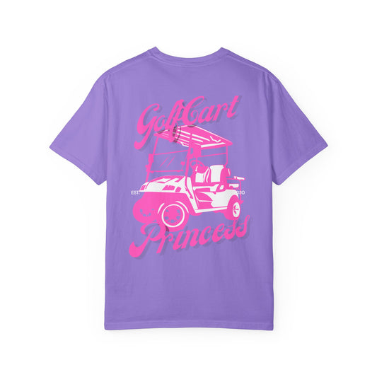 Weekend Warrior “Golf Cart Princess” Women’s Tee, Cute Golfer T-shirt, Sporty Style, Women's Golf Apparel