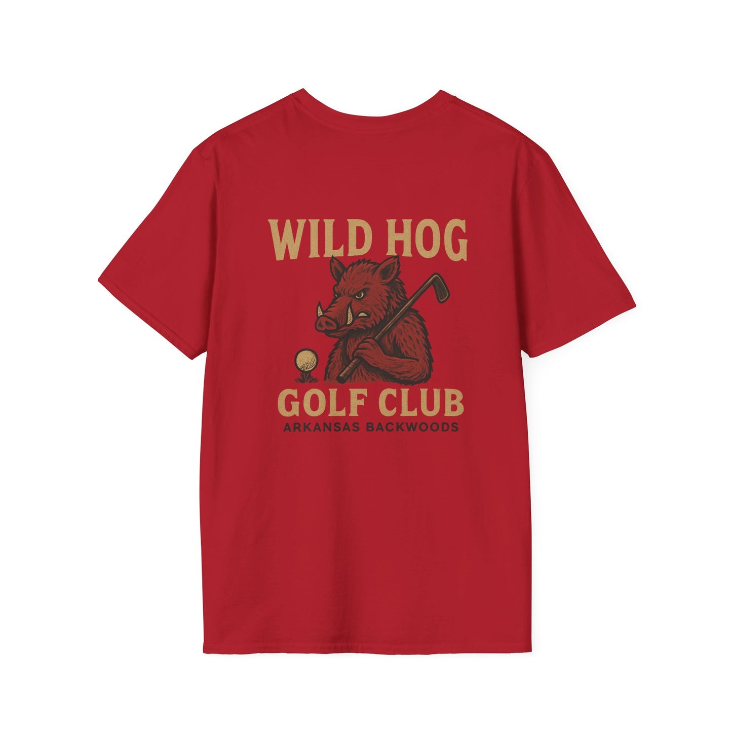 Weekend Warrior Wild Hog Golf Club Arkansas Backwoods Edition T-Shirt